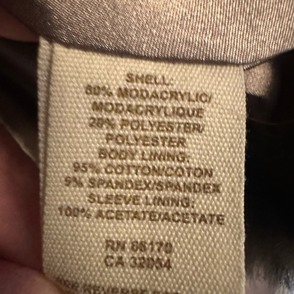 Free People Faux Fur Leopard Swing Coat. Size S - Picture 9 of 9